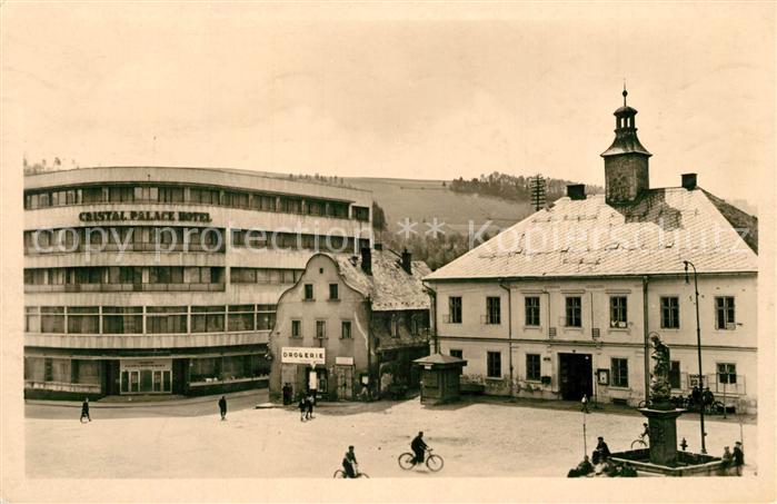 Zelezny Brod Rathaus Marktplatz