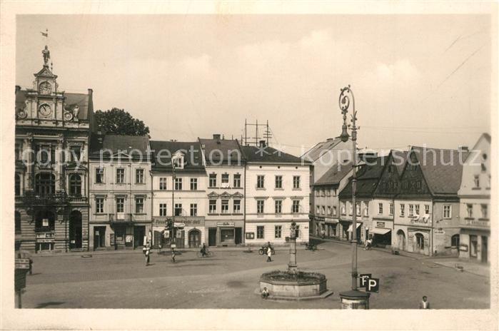 Ceska Kamenice Marktplatz Rathaus