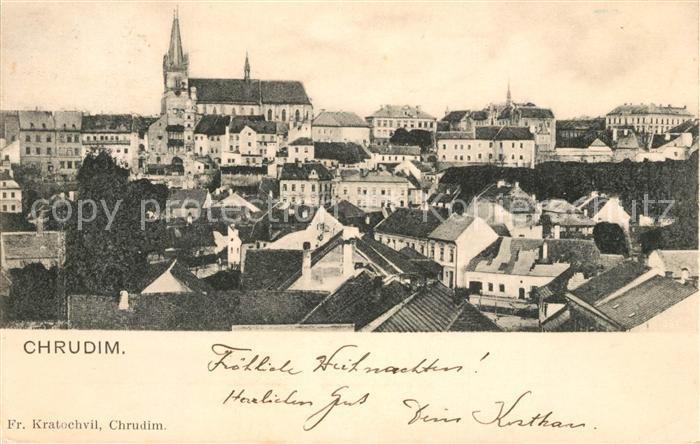 Chrudim Panorama Kirche