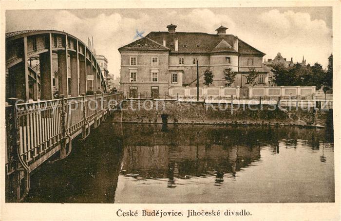 Budejovice Bruecke Fluss