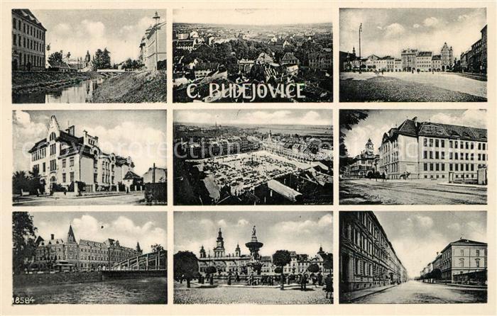 Budejovice Rathaus Marktplatz Panorama Kirche