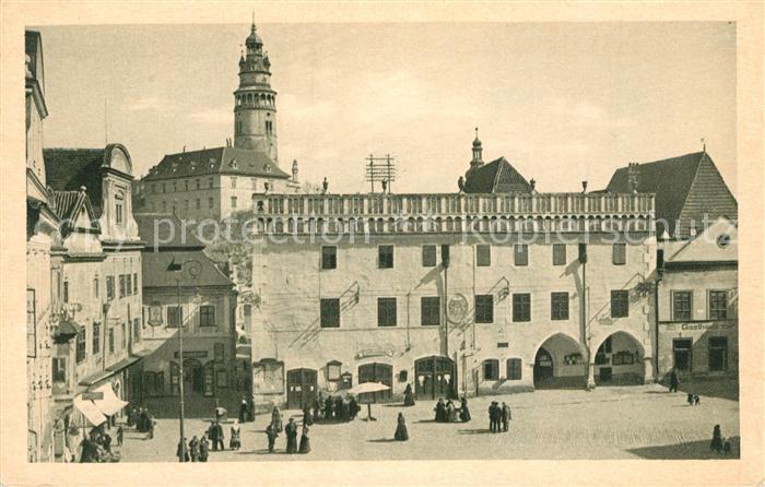 Krumlov Marktplatz Kirche
