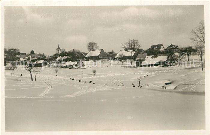 Vysoke nad Jizerou Winterlandschaft
