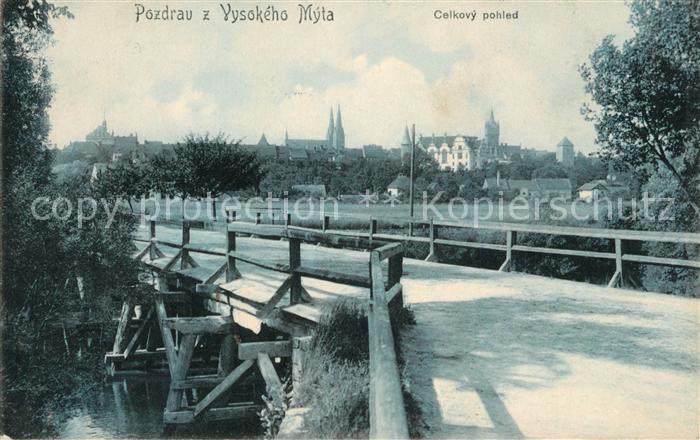 Vysoke Myto Bruecke Panorama