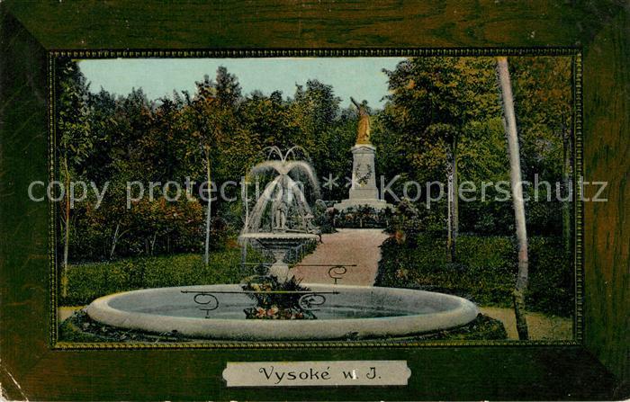 Vysoke nad Jizerou Brunnen Denkmal