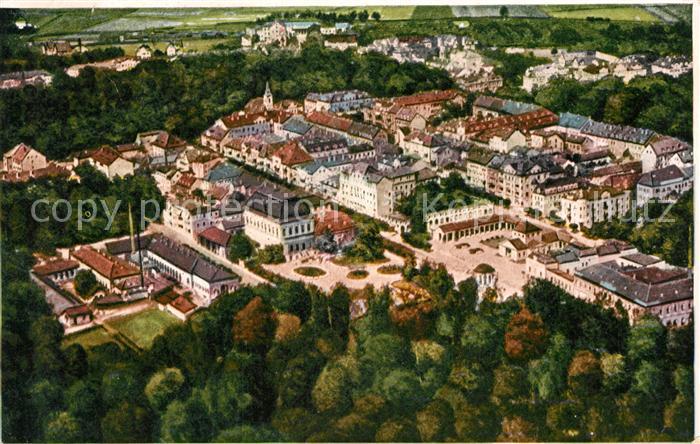 Franzensbad Tschechien Panorama Kuenstlerkarte