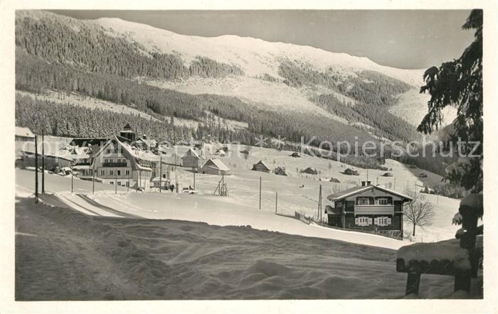 Spindleruv Mlyn Spindlermuehle Winterlandschaft