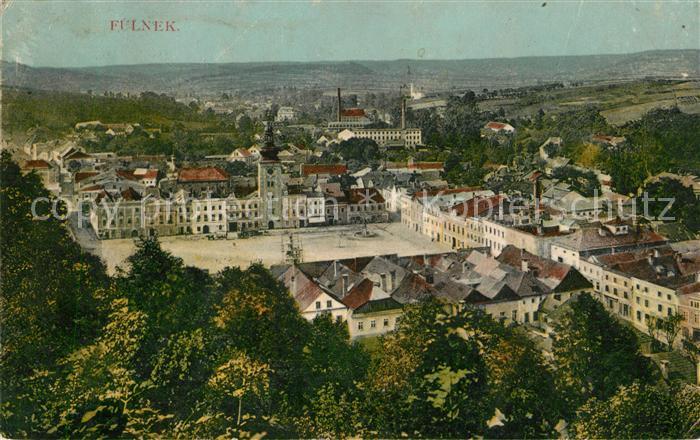 Fulnek Panorama Marktplatz