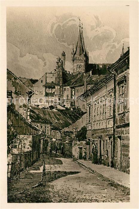 Chrudim Kuenstlerkarte Kirche