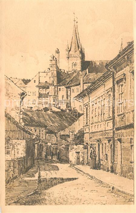 Chrudim Kuenstlerkarte  Kirche