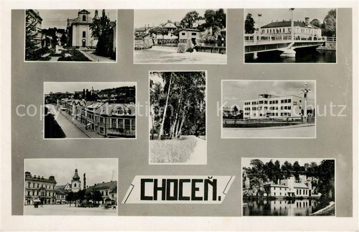 Chocen Kirche Bruecke Ansichten