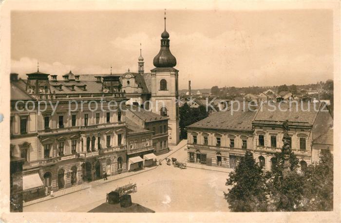 Chotzen Chocen Tschechien Marktplatz Kirche