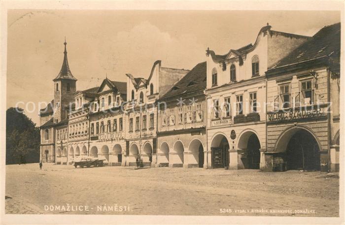 Domazlice Rathaus Stadtansicht