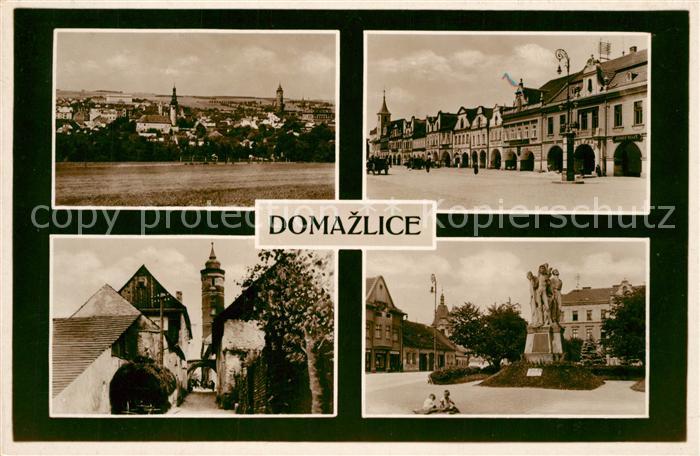 Domazlice Stadtansichten Denkmal