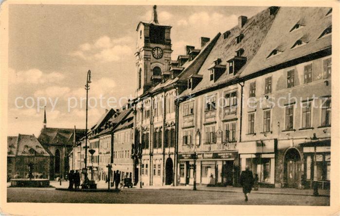 Cheb Eger Rathaus Marktplatz