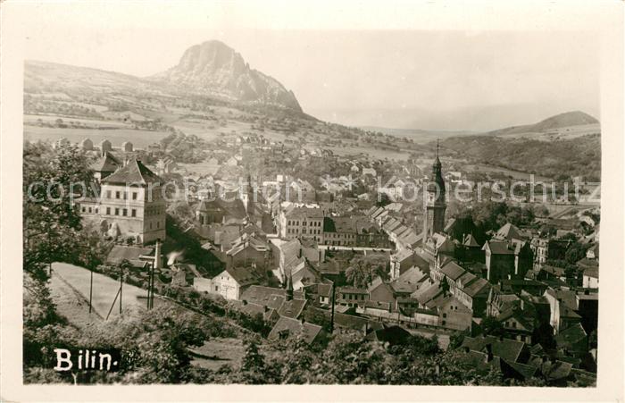 Bilin Bilina Tschechien Panorama