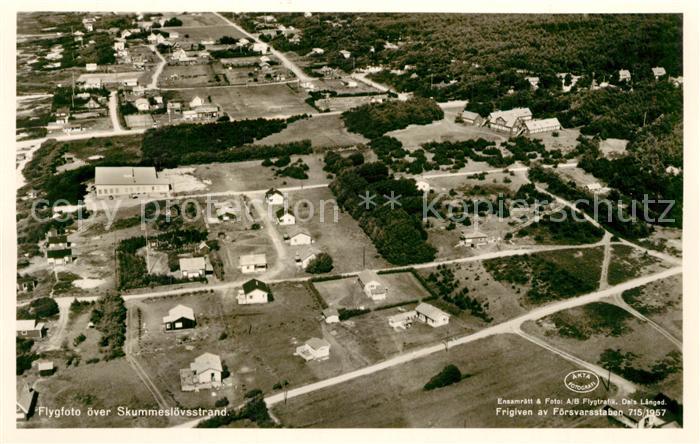 Skummesloevsstrand Fliegeraufnahme