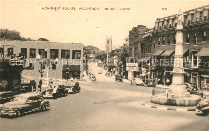 Woonsocket Rhode Island Monument Square