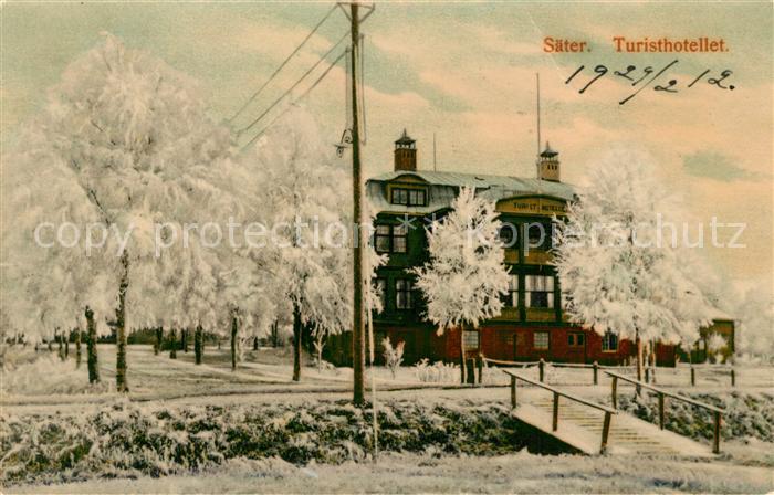 Schweden Saeter Turisthotellet Winter