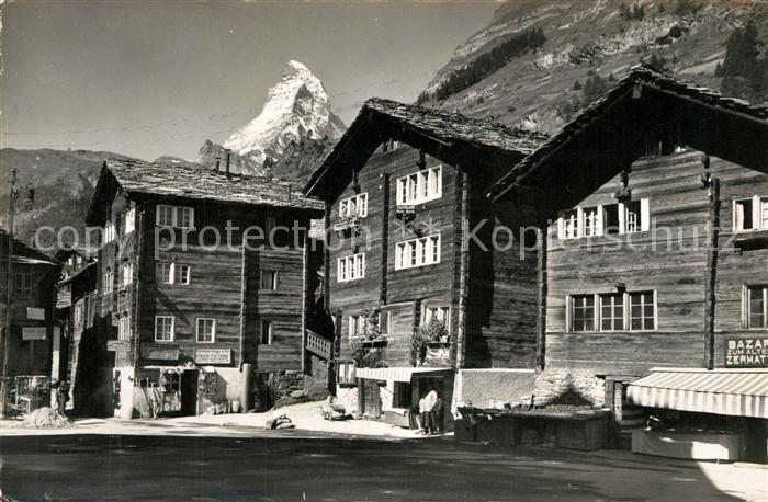 Zermatt VS Dorfplatz Matterhorn