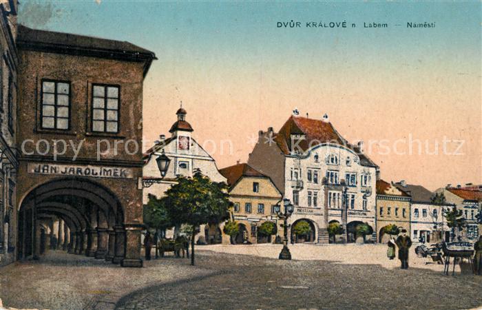 Teplice Dvuer Kralove Marktplatz