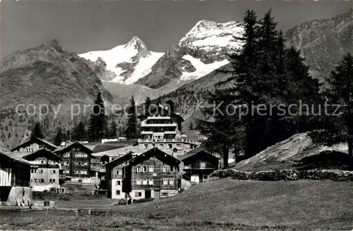 Saas-Fee Lohmatten Pension Alphubel Fietschhorn Laquinhorn