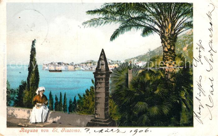 Ragusa Sizilien Panorama Blick von St Giacomo