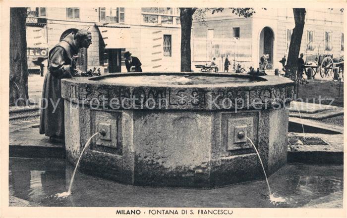 Milano Fontana di San Francesco
