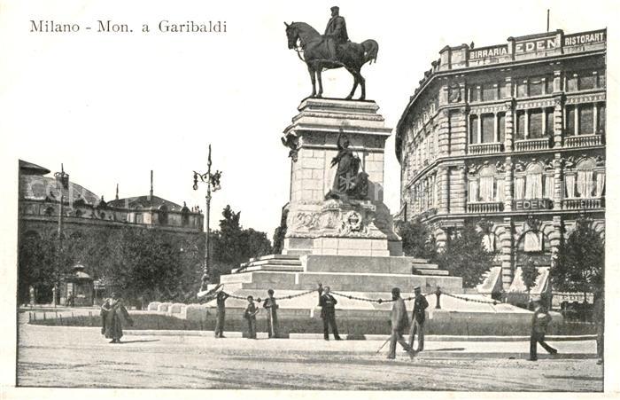 Milano Monumento a Garibaldi Denkmal