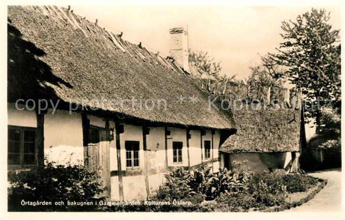 Kulturens oestarp oertagarden och bakugnen i Gammelgarden