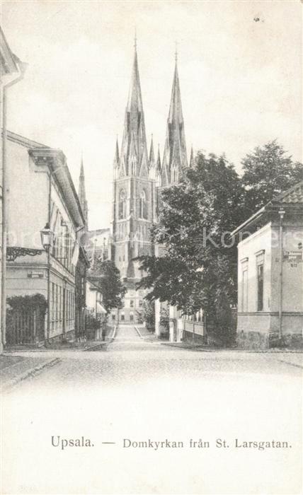 Uppsala Domkyrkan fran St Larsgatan