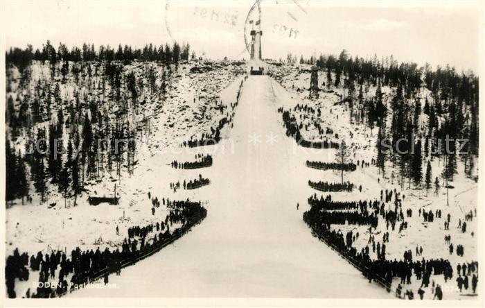 Boden Schweden Paglabacken Wintersportgebiet Skisprungschanze