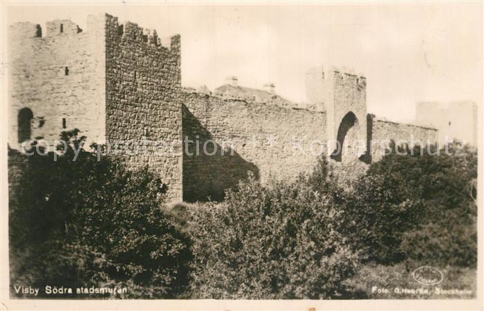 Visby Soedra stadsmuren Stadtmauer