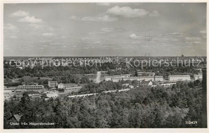 Stockholm Utsikt fran Haegerstensasen