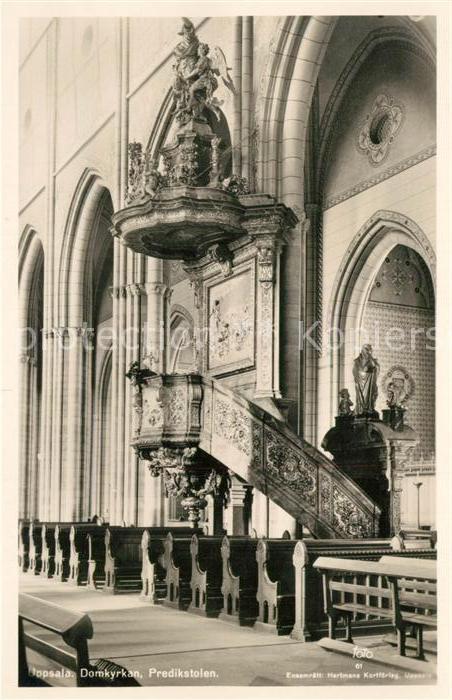 Uppsala Domkyrkan Prediktsolen Domkirche Innenansicht