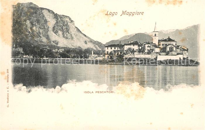 Isola Pescatori Ansicht vom See aus