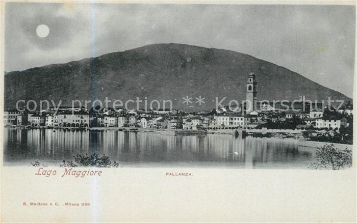 Pallanza im Mondschein