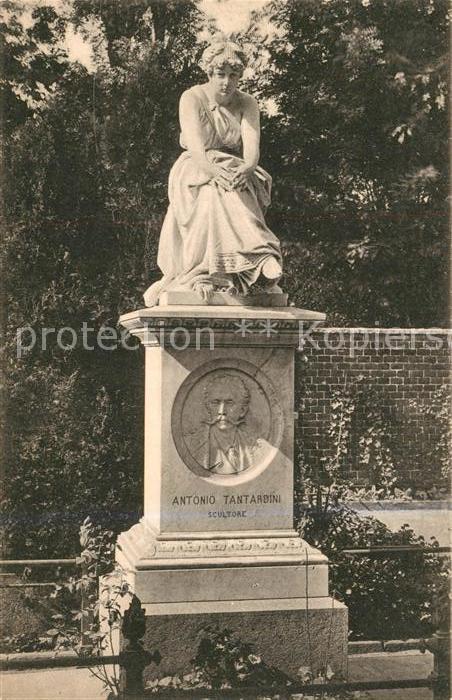 Milano Cimitero Monumentale Monumento Antonio Tantardini