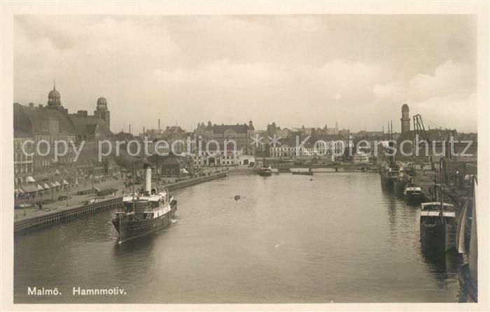 Malmoe Hamnen Hafen Dampfer