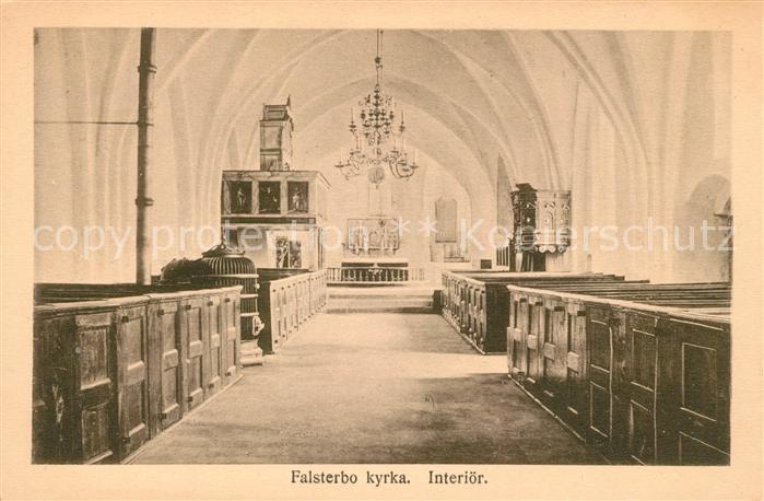 Falsterbo Kyrka interioer Kirche Innenansicht