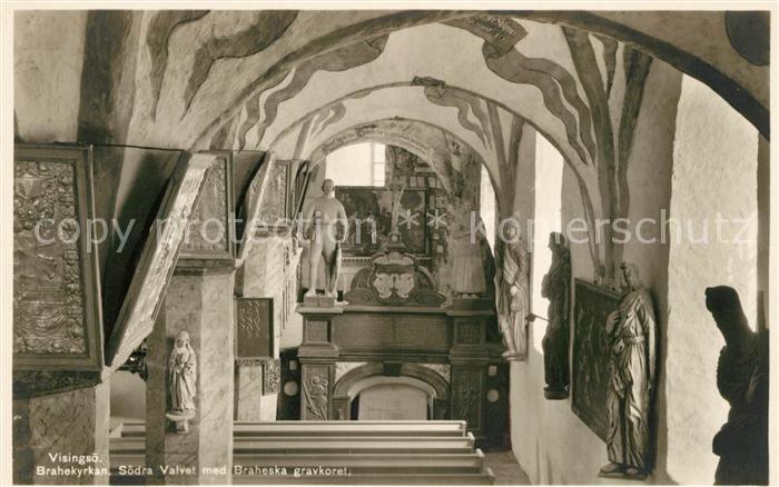 Visingsoe Brahekyrkan Soedra Valvet med Braheska gravkoret