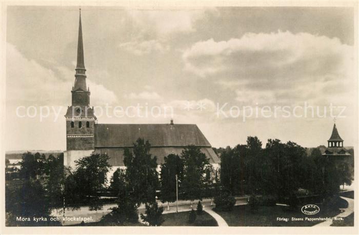 Mora Dalarnas Lan Kyrka och klockstapel Kirche