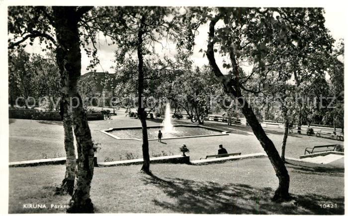 Kiruna Parken Park Fontaene