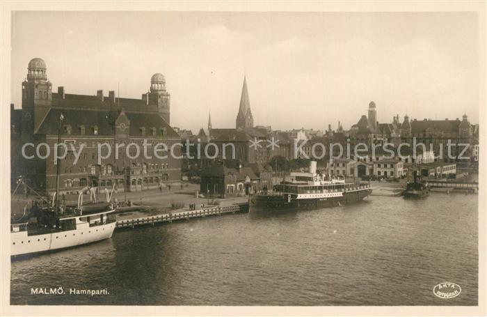 Malmoe Hamnen Hafen Dampfer