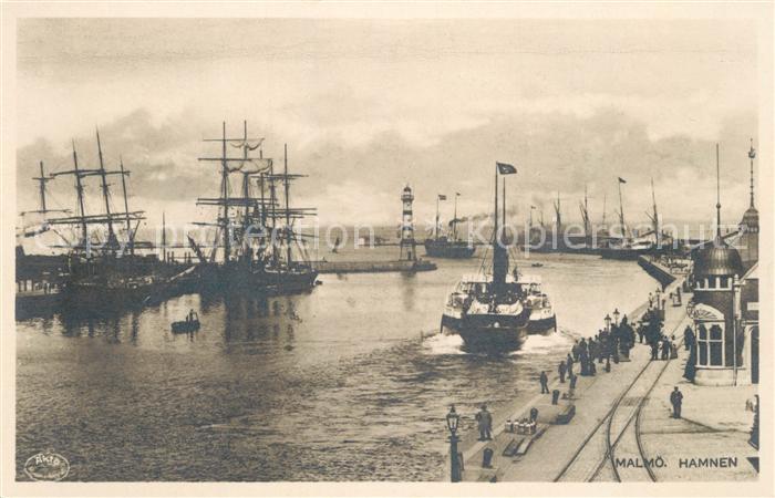 Malmoe Hamnen Hafen Schiffe