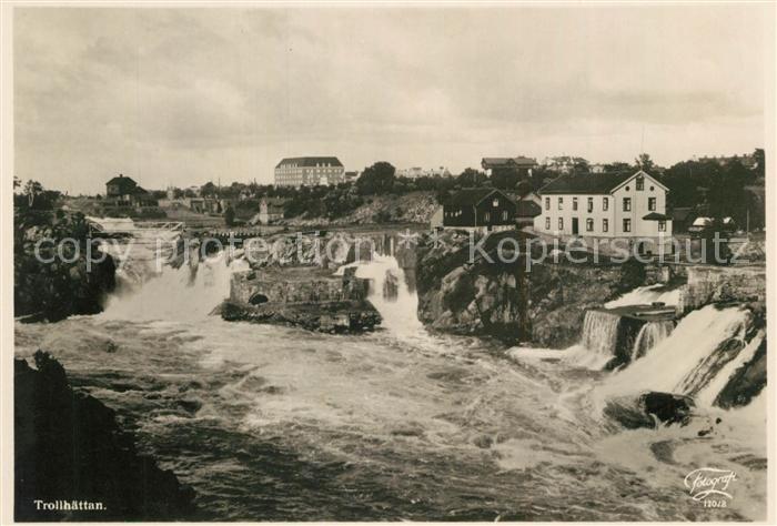 Trollhaettan Wasserfaelle
