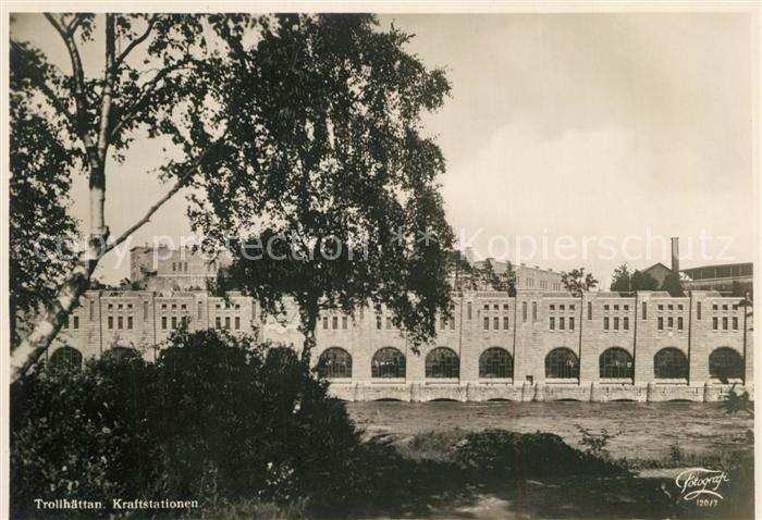 Trollhaettan Kraftstationen Kraftwerk