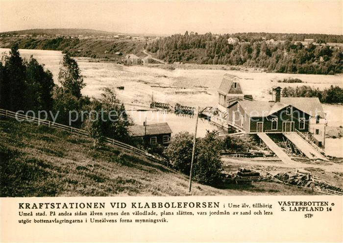 Klabboeleforsen Kraftstationen Kraftwerk