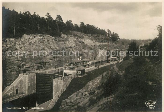 Trollhaettan Nya Slusslinien Schleuse