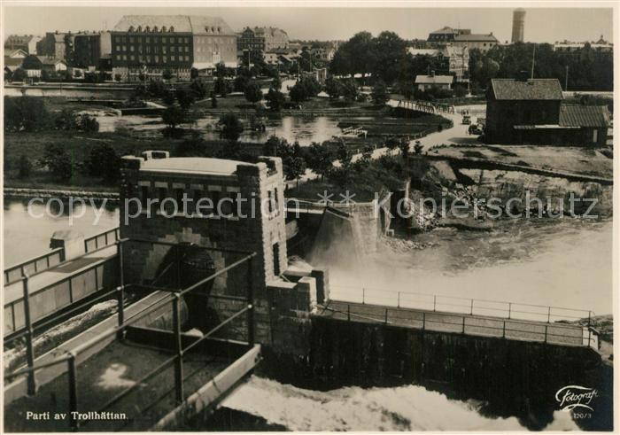 Trollhaettan Wasserfaelle